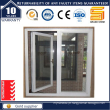 Grade de madeira Vidro duplo Australia Standard Aluminum Window (50)